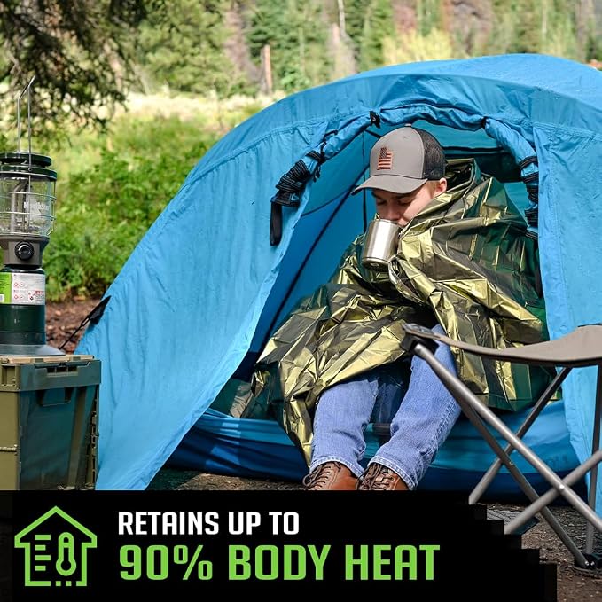 Everlit Survival Emergency Mylar Thermal Blankets -Space Blanket Survival kit - Image 5