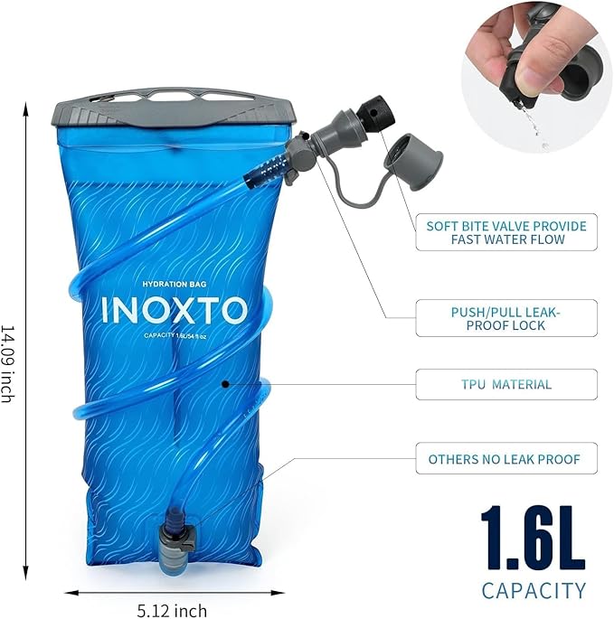 1.5L/2L/3L Hydration Bladder, INOXTO Water Bladder - Image 2