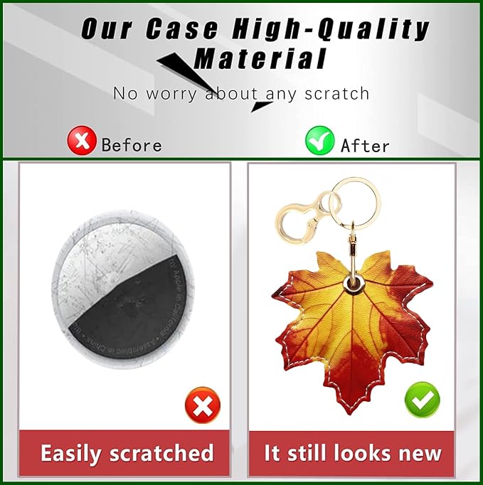Leather Keychain Holder Case Compatible - Image 4