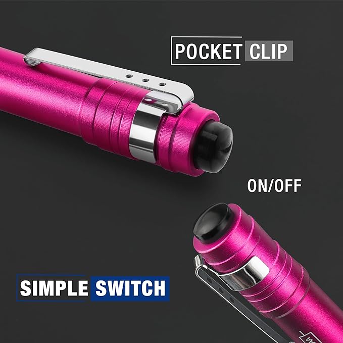 WORKPRO LED Pen Light, Aluminum Pen Flashlights, Pocket Flashlight - Image 3