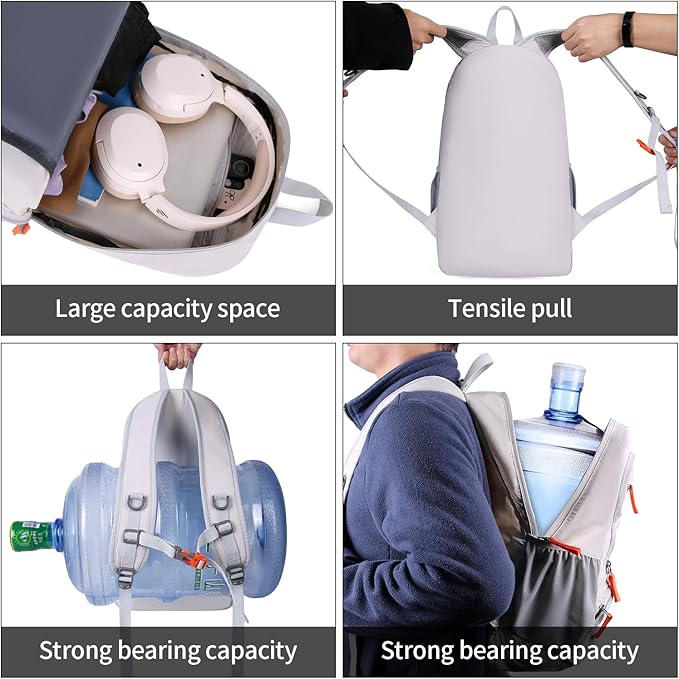 FENGDONG 35L Lightweight Foldable Waterproof Packable Travel Small Hiking - Image 5