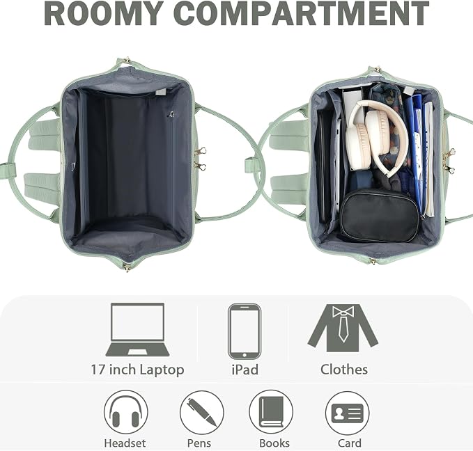KROSER Laptop Backpack 17" Stylish Backpack Water Repellent College Casual - Image 5