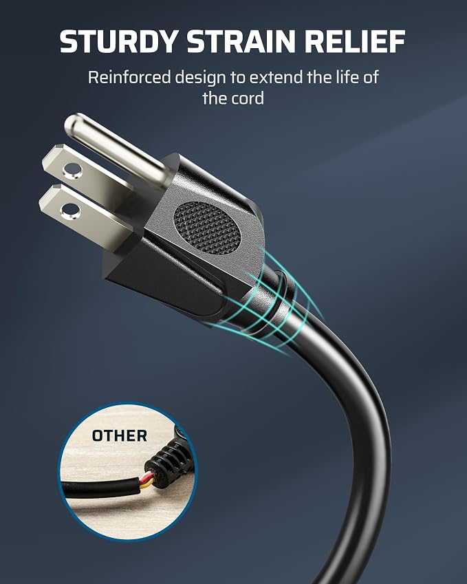 DEWENWILS Extension Cord Multiple Outlet Weatherproof, 15 FT Tri-Tap Cords - Image 6
