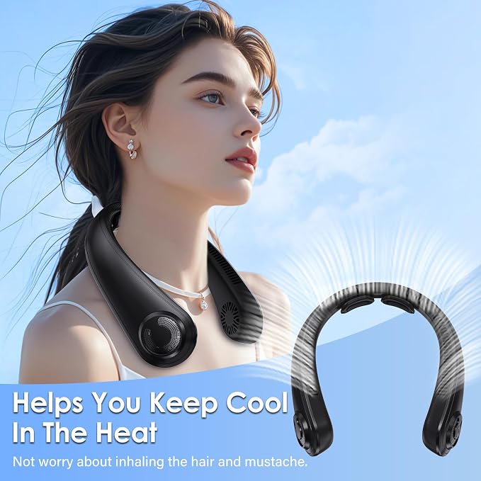 Portable Lightweight Neck Fan - Image 3