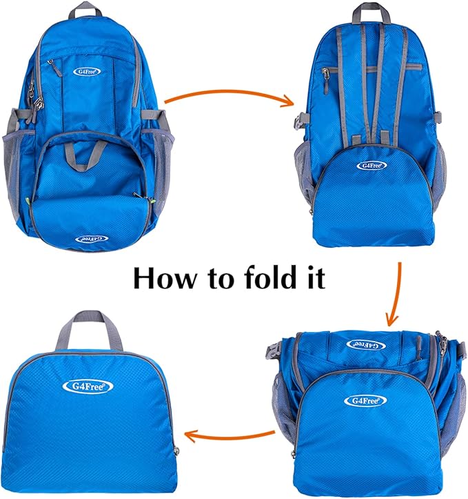 G4Free 40L Lightweight Packable Hiking Backpack, Waterproof Travel Daypack - Image 7