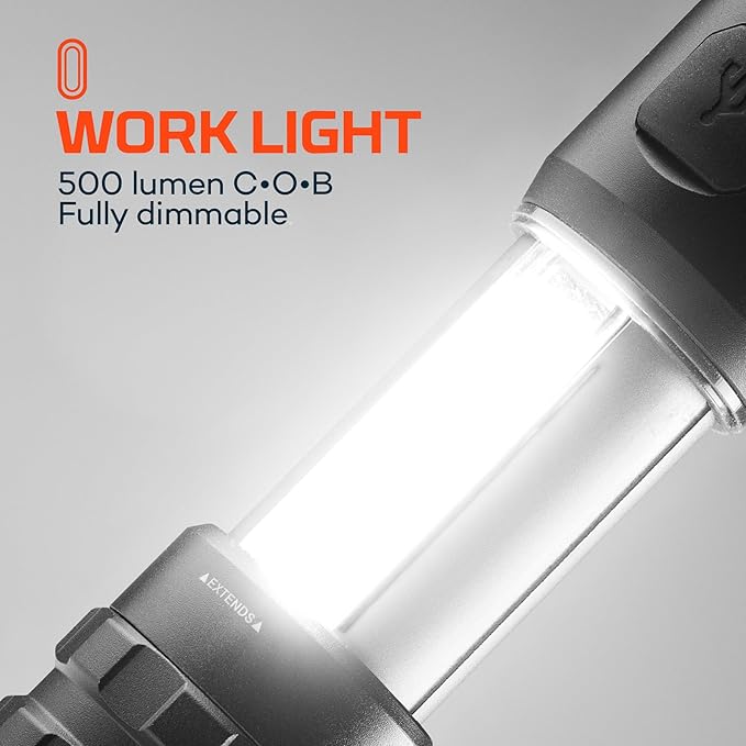 NEBO SLYDE KING Flashlight | High Lumens, Rechargeable COB Work Light & LED - Image 3