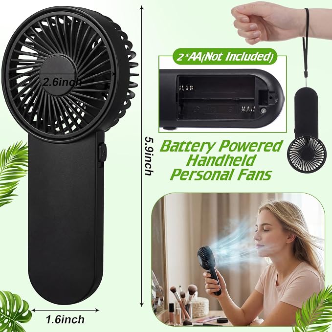 Sumind 12 Pcs Small Personal Portable Fan Mini Handheld Bulk 1 Speed Electric - Image 3