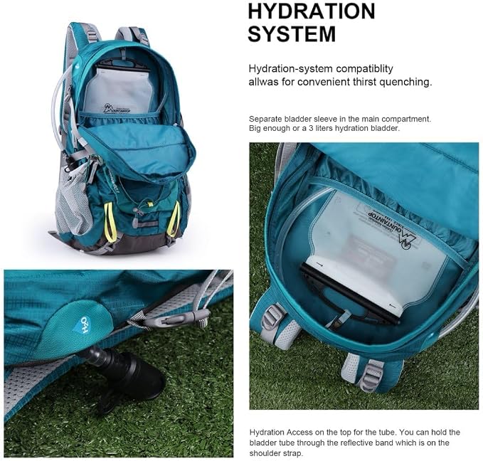MOUNTAINTOP 25L/40L Hiking Backpack, Lightweight Travel Backpack - Image 6