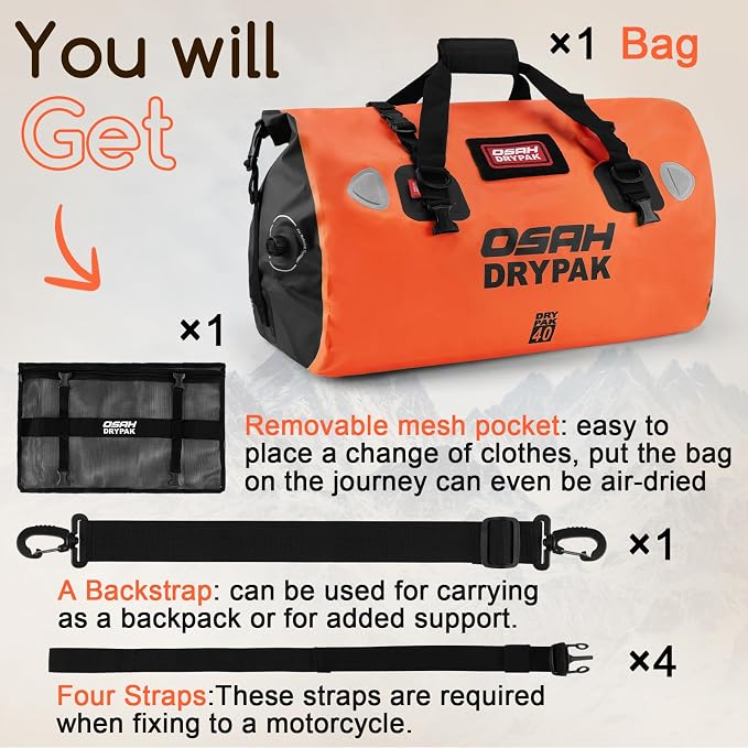 OSAH DRYPAK Waterproof Duffel Bag - Image 7