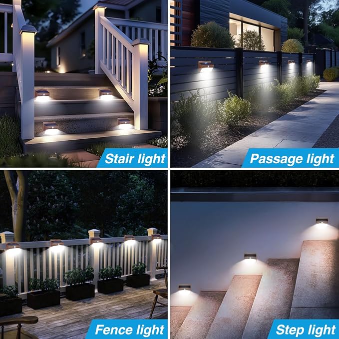 Peasur 16 Packs Solar Outdoor Lights Motion Sensor Solar Security Light - Image 7