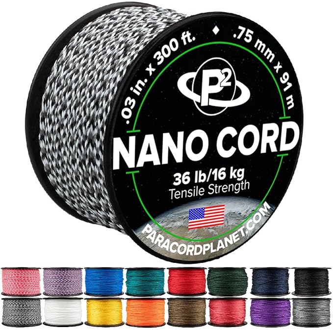 Paracord Planet Nano Cord –Lightweight Nylon Nano Paracord – Great by ParacordPlanet