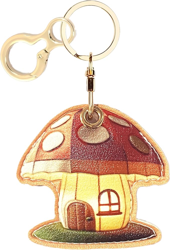 BORKUANA Leather Keychain Holder Case Compatible by BORKUANA