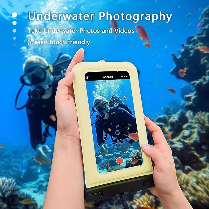 Floatable Soap Bubble Waterproof Phone Pouch/Case - Image 4