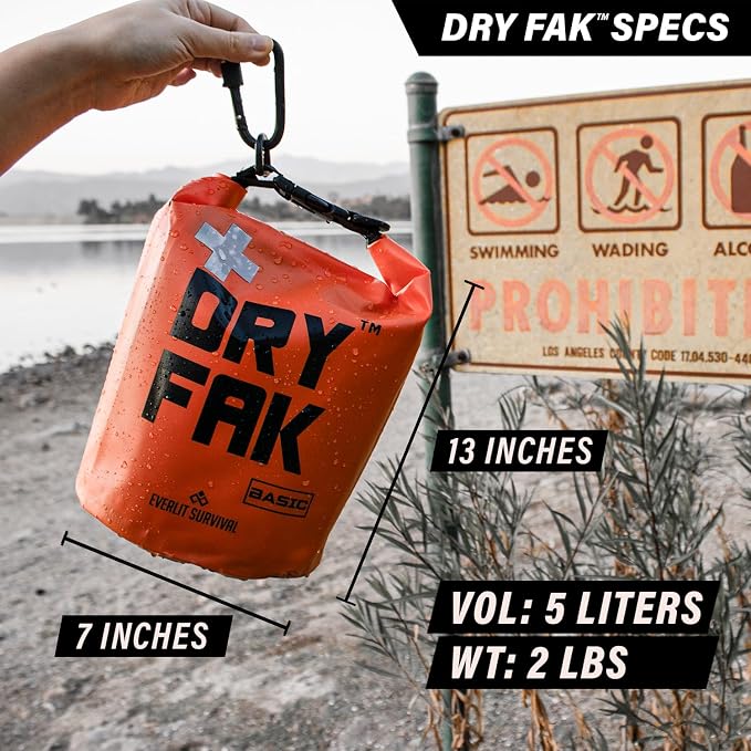 EVERLIT 290 Pc Waterproof First Aid Kit Dry FAK Medical Kit Emergency Survival - Image 5