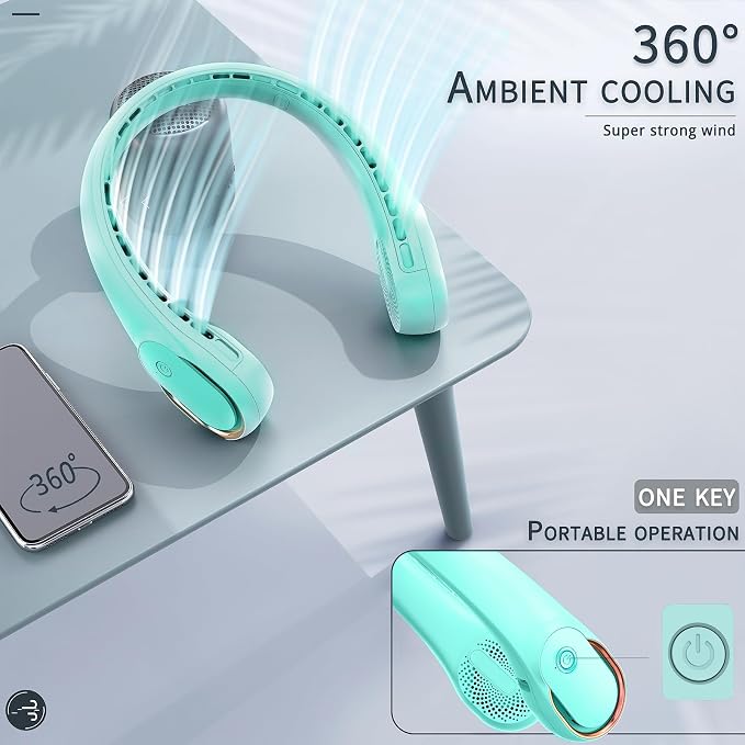 ASNUG Portable Neck Fan, Neck Fans - Image 5