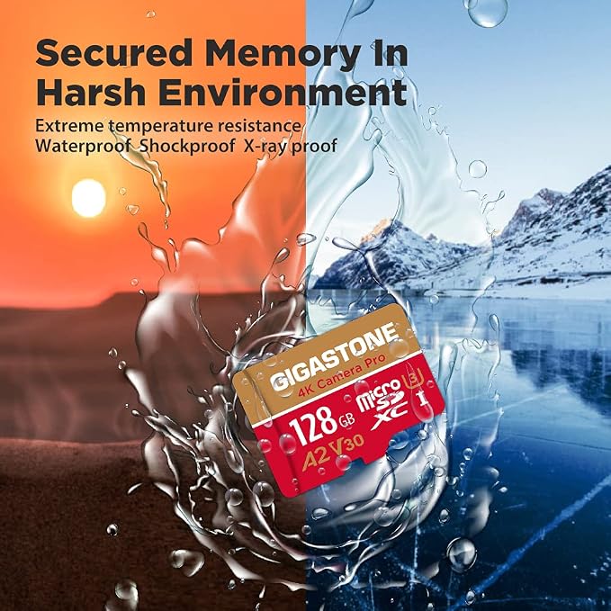 【5-Years Data Recovery】 GIGASTONE 128GB Micro SD Card, 4K Video Recording - Image 7