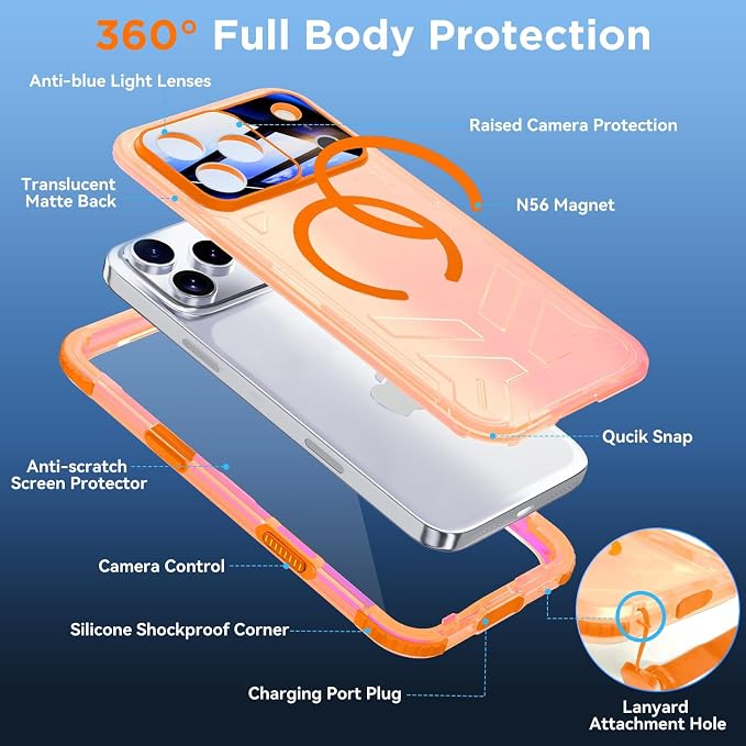 WIFORT for iPhone 17 Pro Waterproof Case, - Image 6