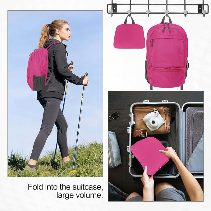 HOLYLUCK 20L lightweight packable Hiking Daypack Foldable Backpack - Image 6