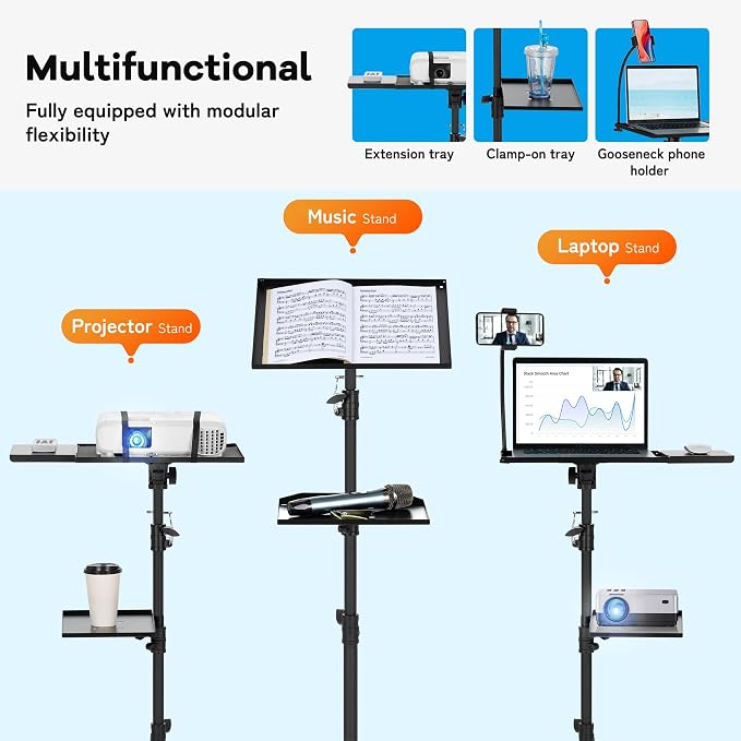 CAHAYA Projector Tripod Stand - Image 2
