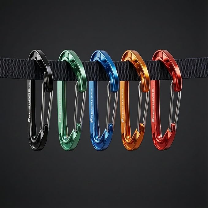 FresKaro 15kN-3372lbs Heavy Duty Wiregate Carabiners, Reliable Time-Tested - Image 8