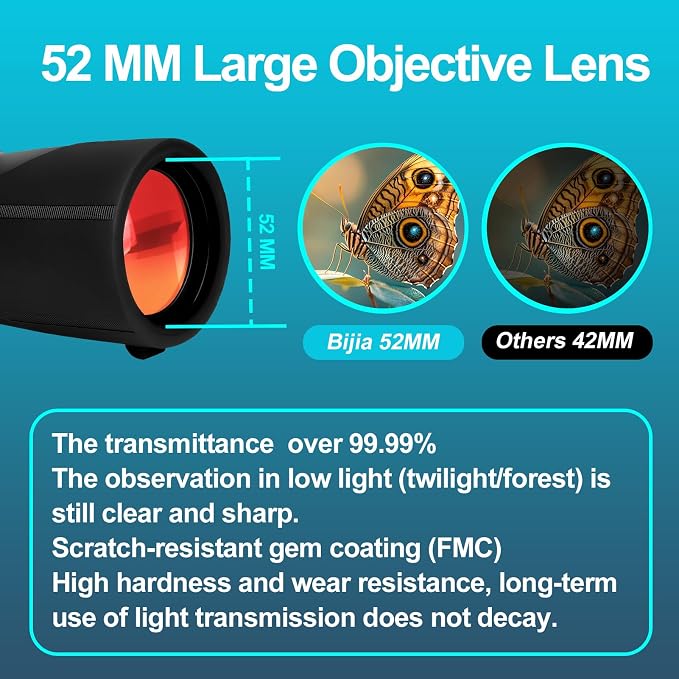 BIJIA 12x52 ED Monocular Telescope - Image 3