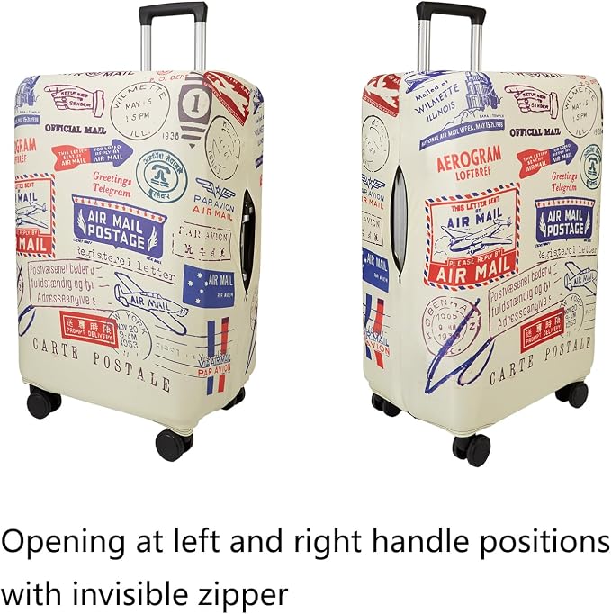 WUJIAONIAO Travel Luggage Cover Baggage Suitcase Cover Protector Skins 18-32 - Image 2