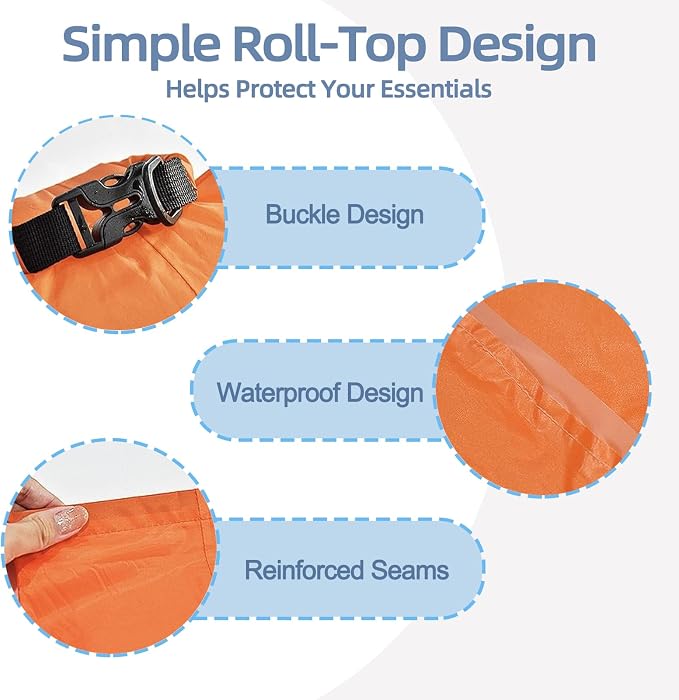 6PCS Wet Dry Bag Set – Waterproof Bags - Image 3