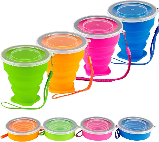 Collapsible Cups for Travel by MeanHoo