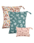 ALVABABY 3 pcs Cloth Diaper Wet Dry Bags Waterproof Reusable by ALVABABY