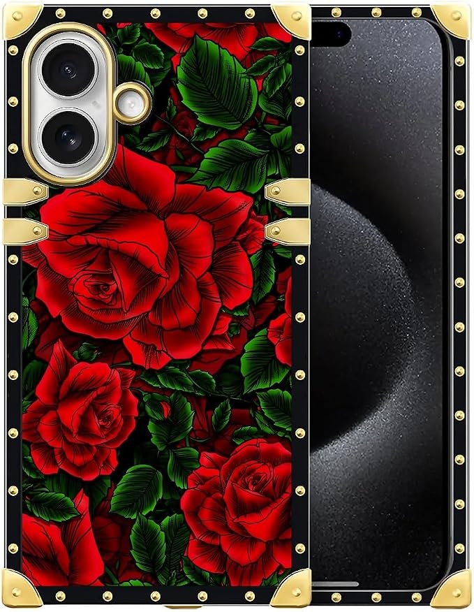 for iPhone 17 Case Luxury Golden Decoration by Unknown