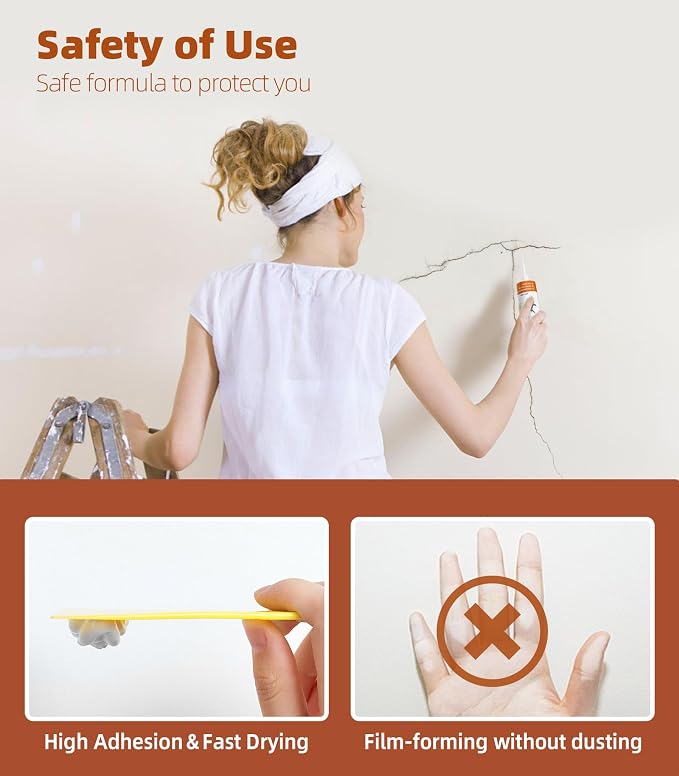 Drywall Repair Kit, Wall Patch Repair Kit, 2 Pack Wall Patching Agent, Simple - Image 6