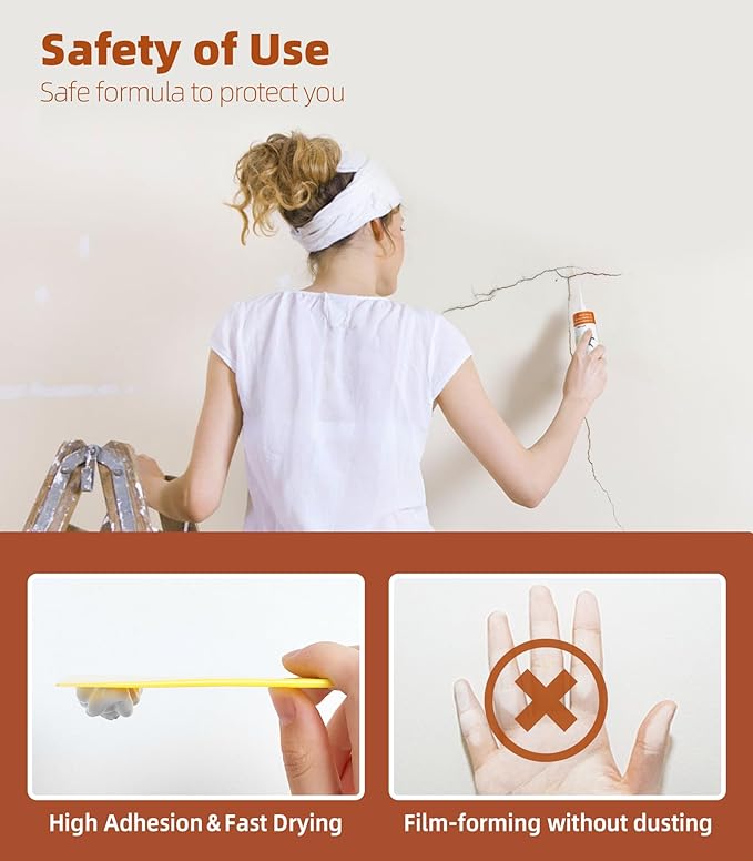 Spackle Wall Repair Kit, Drywall Repair Patch Kit, Simple Small Wall Hole - Image 5