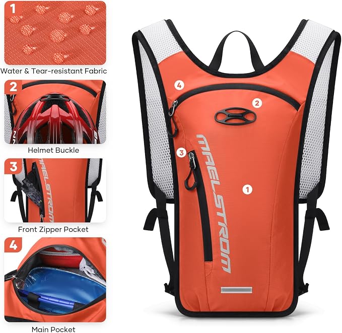 Maelstrom Hydration Backpack, Hiking Backpack - Image 2
