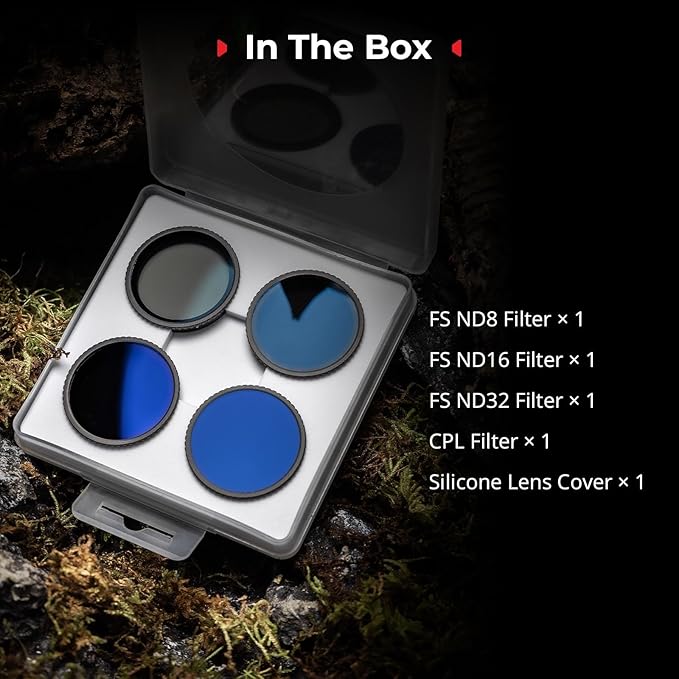 SmallRig ND Filter Kit for DJI Osmo Action 5 Pro/Action 4, 5 Pack CPL FS ND8 - Image 7