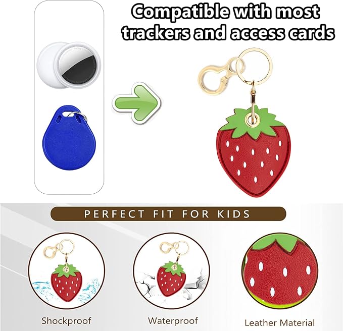 Leather Keychain Holder Case Compatible - Image 3