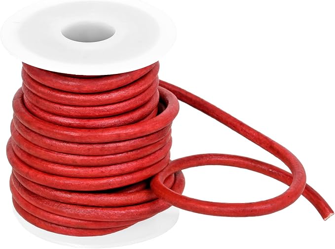 GENIQUE Real/Genuine Round Leather String Cord - Image 4