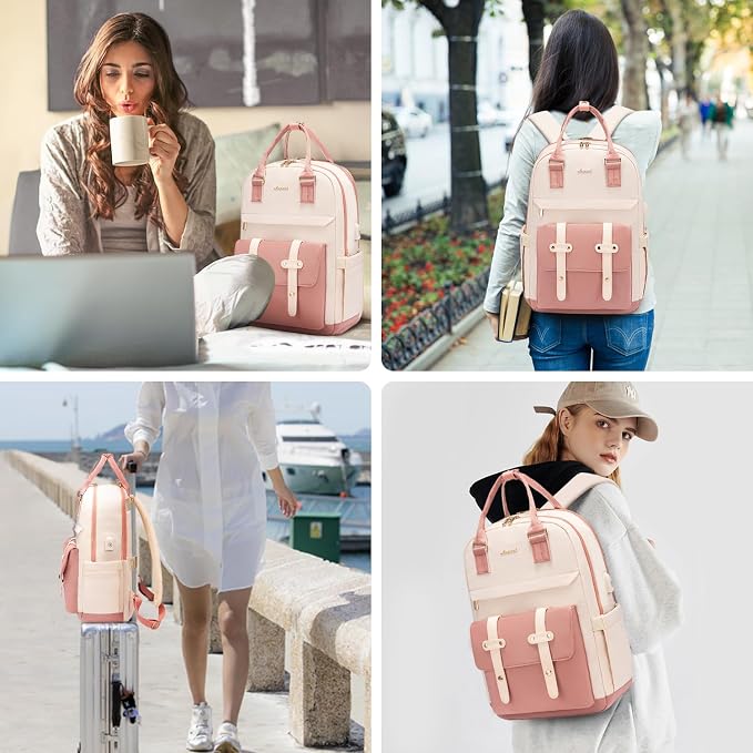 LOVEVOOK Laptop Backpack for Women, 15.6 Inch Laptop Bag - Image 6