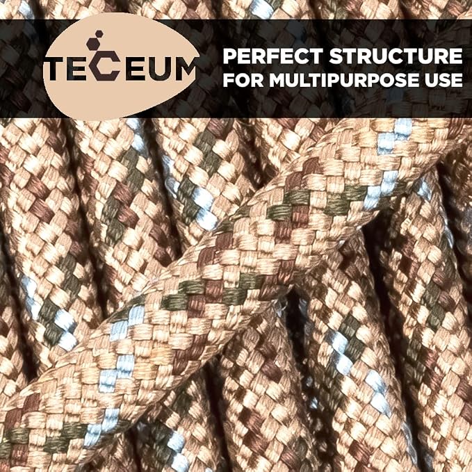 TECEUM 5/32" Paracord Rope 1000 – 1000ft / 200ft / 100ft / 50ft – Tactical - Image 5