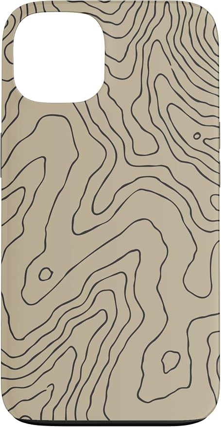 Coyote Country Guide Lines Topographical Contour Map Case by Unknown