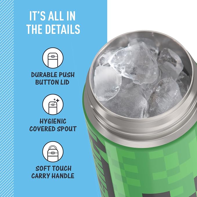 THERMOS FUNTAINER 16 Ounce Stainless Steel Vacuum Insulated Bottle - Image 4
