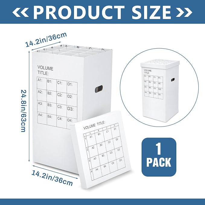PerKoop 1 Pack Blueprint Holder Storage Organizer - Image 2