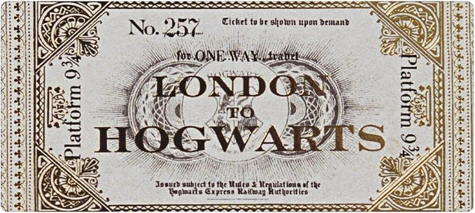 Head Case Designs Officially Licensed Harry Potter Platform 9 3/4 Ticket - Image 2