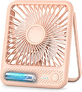 Koonie Desk Fan, Ultra Quiet 2.5-11h Battery Operated Small USB Fan by Koonie