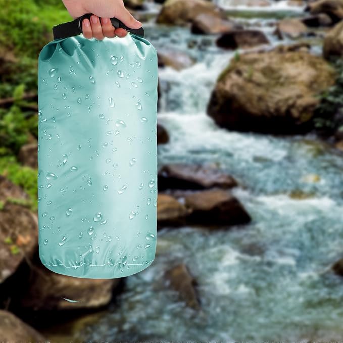 Shappy 6 Pcs Waterproof Dry Bag Set Ultralight Stuff Sack 20/15/10/8/5/3L - Image 5