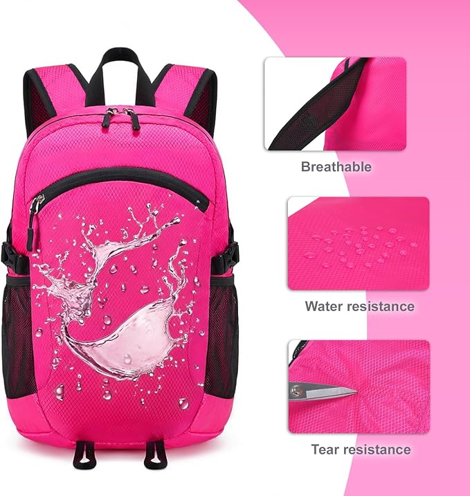 Lightweight Hiking Backpack 18L Packable Foldable Small Daypack Collapsible - Image 6