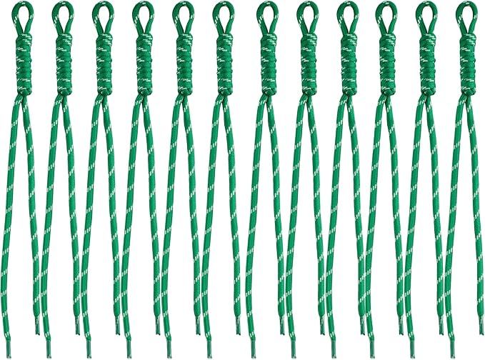 Paracord Keychain Paracord Bag Charm 12pcs Braided Nylon Rope Keychain Cord by Cmidy