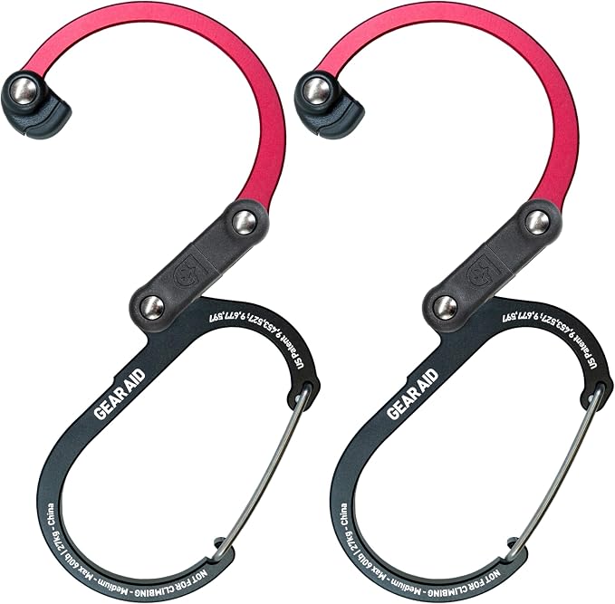 GEAR AID HEROCLIP 360° Swivel Carabiner Gear Clip and Hook by GEARAID