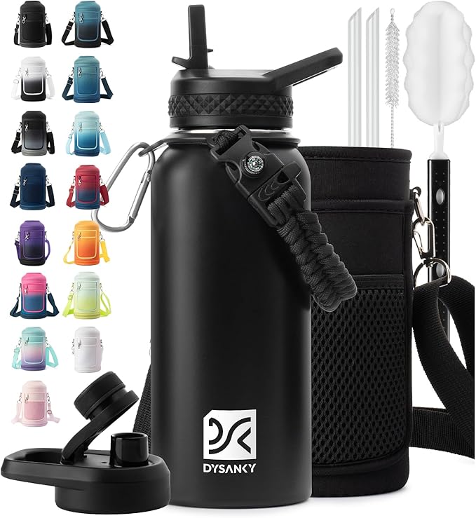 DYSANKY 32 oz Insulated Water Bottle | Thickened Stainless Steel Vacuum Metal | by DYSANKY