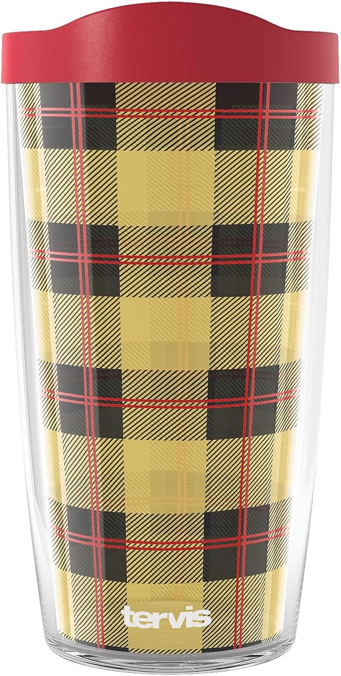 Tervis Explorer Collection Rugged Plaid Made in USA Double Walled Insulated by TervisTumblerCompany
