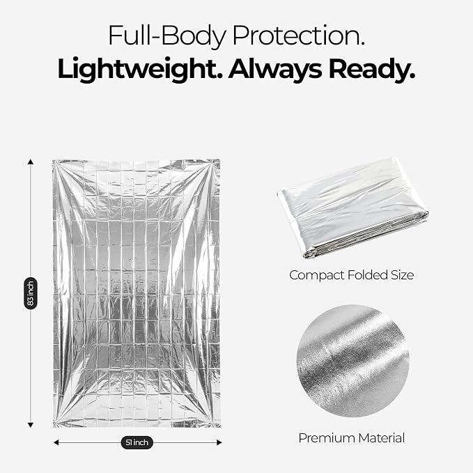 Sierra Madre Emergency Mylar Thermal Space Blanket - Image 2